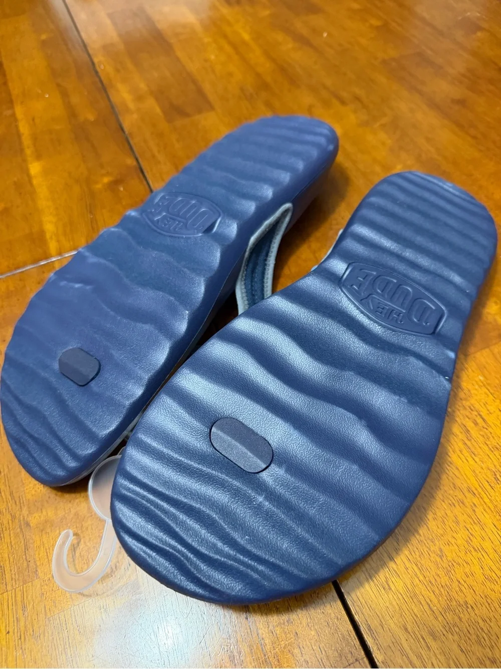 Brand New Hey Dude Men's Navy Blue MYERS Flip Flop Sandals Size 10 & 11